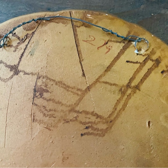 French plaster 3 D  Gold and Green Decorative plaque - Picture 10 of 12